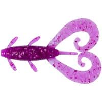 Силикон рыболовный Reins G-Tail Twin 2" 428 Purple Dynamite (10 шт/уп.) (1552.10.10)