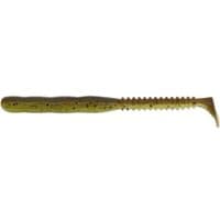 Силикон рыболовный Reins Rockvibe Shad 4" B08 Green Pumpkin Chart Melon (9 шт/уп.) (1552.08.98)