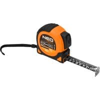 Рулетка Neo Tools Super Black, 10мx25мм, с фиксатором сматывания, магнит