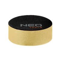 Диск полірувальний Neo Tools, губка м’яка, на липучці, 80x25мм