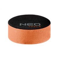 Диск полірувальний Neo Tools, губка середня, на липучці, 80x25мм
