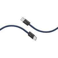 Дата кабель USB-C to USB-C ecoline-cc120.navy Promate (ecoline-cc120.navy)