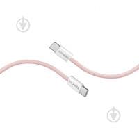 Дата кабель USB-C to USB-C ecoline-cc120.pink Promate (ecoline-cc120.pink)