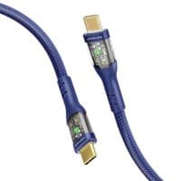 Дата кабель USB-C to USB-C transline-cc200.navy Promate (transline-cc200.navy)