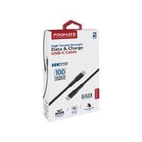 Дата кабель USB-C to USB-C xcord-cc.black Promate (xcord-cc.black)