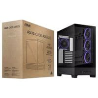 Чехол Asus A31 Plus Black Tempered Glass без BJ (90DC00R0-B19000)