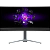 Монітор LORGAR 34MP1, UWQHD MiniLED Gaming Monitor Pro, 34'' (3440*1440) VA вигнутий монітор, чорний/молочно-сірий