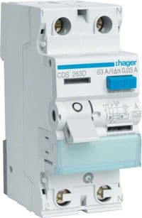 Дифреле ПЗВ QC 2P 63A 30mA A