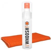 Комплект для чистки Whoosh! GO 30мл Компактный спрей с микрофиброй 14см x 14см