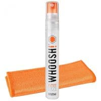 Комплект для чистки Whoosh! POCKET 8мл компактный спрей с микрофиброй 14см x 14см