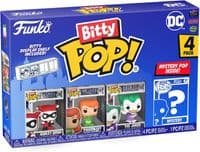 Набор подарочный Funko POP (Bitty): DC - Harley Quinn 4pk
