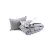 Одеяло Руно 140х205 + подушка 50х70 (1шт.) (924.52_Grey White)