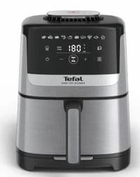 Мультипіч Tefal Easy Fry Silence, 1670Вт, чаша-5л, сенсорне керув., 10 програм, пластик, нерж. сталь-чорний