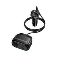 Автомобильное зарядное устройство HOCO Z59A Rank 96W(2C2A) cigarette lighter slot car charger Black