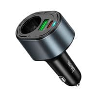 Автомобільний зарядний пристрій HOCO Z56 Friend PD35W+QC3.0 cigarette lighter car charger Black