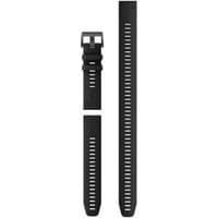 Ремінець Garmin для смарт-годин QuickFit 22 силіконовий, чорний (з 3 частин, для дайвінгу)