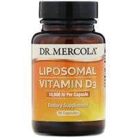 Витамин Dr. Mercola Витамин D3 Липосомальный, 10000 МЕ, Liposomal Vitamin D3, 90 (MCL-03201)