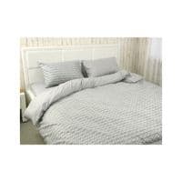Постільна білизна Руно Grey Braid мікрофайбер двоспальний (Р655.52_Grey Braid)