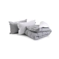 Одеяло Руно Grey White + 2 подушки 50х70, 200 х 220 (925.52_Grey White)