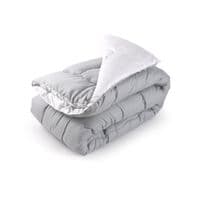 Ковдра Руно зимова силіконова Grey White 200 х 220 (322.52_Grey White)