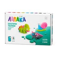 Набор для творчества Lipaka пластилина, Хамелеон, Гастропода, Аксолотль (60049-UA01)