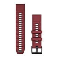 Ремінець Garmin Fenix 8 solar 22mm Marsala/Graphite Silicone 010-13392-06