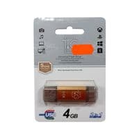 Флеш накопичувач USB 4Gb T&G Star TG009TC, Gold, Type-C / USB 2.0 (TG009TC-4GGD)