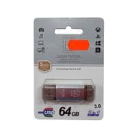 Флеш накопичувач USB 64Gb T&G Star TG009TC, Silver, Type-C / USB 3.0 (TG009TC-64GSL3)