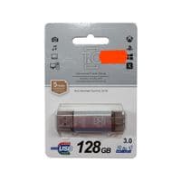Флеш накопичувач USB 128Gb T&G Star TG009TC, Silver, Type-C / USB 3.0 (TG009TC-128GSL3)