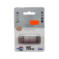 Флеш накопичувач USB 16Gb T&G Star TG009TC, Silver, Type-C / USB 2.0 (TG009TC-16GSL)