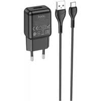 Зарядний пристрій HOCO C96A single port charger set(Type-C) Black