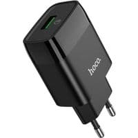 Сетевое зарядное устройство HOCO C72Q Glorious single port QC3.0 charger 18W Black