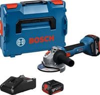 Шлифмашина угловая аккумуляторная Bosch GWS 18V-8 125мм 18В 2x5А·час 0-11000об·мин 1.7кг кейс ЗП GAL 18V-40