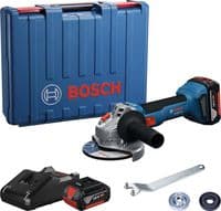 Шлифмашина угловая аккумуляторная Bosch GWS 18V-8 125мм 18В 2x4А·час 0-11000об·мин 1.7кг кейс ЗП GAL 18V-40