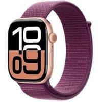 смарт-часы Apple Watch Series 10 GPS 46mm Rose Gold Aluminum Case with Plum Sport Loop (MWWV3)