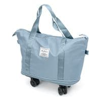 Дорожняя сумка-трансформер, 55х22х80 cm, 56-75 л., колесики, Blue, 1,1 кг