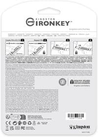 Флешка USB3.2 128 ГБ Kingston IronKey Keypad 200 Type-C синяя (IKKP200C/128 ГБ)