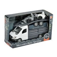 Спецтехника Tigres Mercedes-Benz Sprinter бортовой с лафетом (белый) (39670)