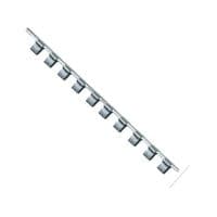 Полка для инструмента Toptul держатель для торцевых головок 1/2"*260*12шт (BKAC1612)