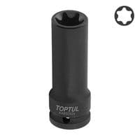 Головка торцевая Toptul ударная удлиненная 3/4" E24 L110мм (KABS2424)