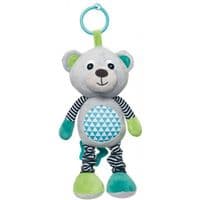 Погремушка Canpol плюшевая музыкальная BEARS серая (68/053_grey)