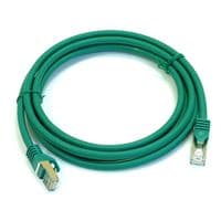 Патч-корд S/FTP, 3м, кат. 6А, зеленый, LW