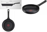Сковорода Tefal Trattoria Pro, 24см, алюміній, бакеліт, чорний