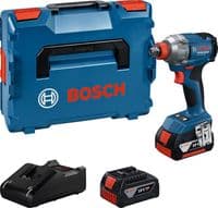 Гайковерт ударный Bosch GDX 18V-285 18В 2x4А·час до 3600об·мин 285Нм квадрат 1/2" ЗП кейс 1.1кг