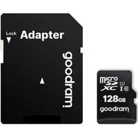 Карта памяти MicroSDXC 128GB UHS-I Class 10 Goodram + SD-adapter (M1AA-1280R12)
