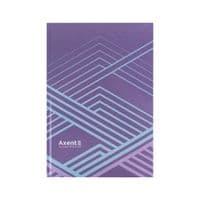 Книга записная Axent Lines А4, 96 листов, клетка, сиреневая (8422-583-A)