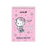 Блокнот Kite на спирали Hello Kitty А6, 48 листов, нелинированный (HK25-196-1)