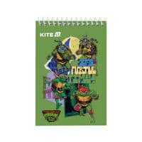 Блокнот Kite на спирали Ninja Turtles А6, 48 листов, нелинированный (NT25-196)
