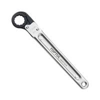 Ключ Toptul накидний з тріскачкою 10мм, що розкривається, 156мм (AEAT1010)