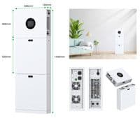 Система резервного живлення 2E PowerWall Vezha, 5000 Вт, 10.24 кВт/год, MPPT 5.5 кВт, WiFi, розширення ємності, паралельне підключення